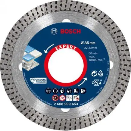 BOSCH diamantový dělicí kotouč EXPERT HardCeramic 85x22mm 2608900653