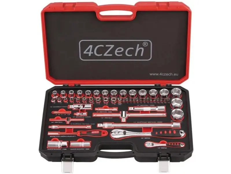 4CZech 1/4"-1/2" 59dílná sada nářadí  4CZ-146-59-120