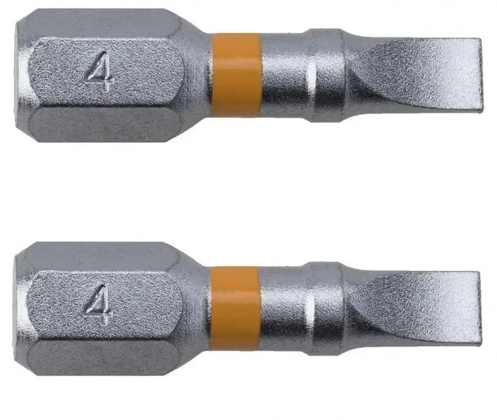 NAREX bit PLOCHÝ F4 25mm, Super Lock S2/Cr - 2ks