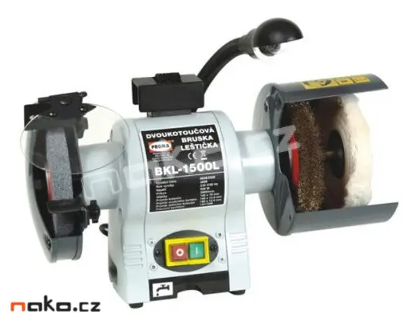Dvoukotoučová bruska/leštička PROMA MBKL-1500L