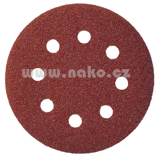 KLINGSPOR PS22K 125mm K 80 GLS5 smirkový výsek suchý zip