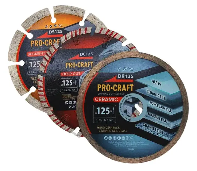 Sada diamantových kotoučů PROCRAFT DS3.125 3ks