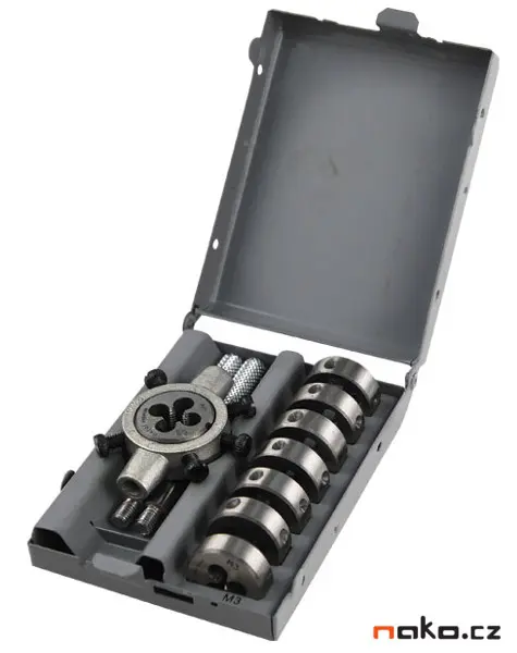 EXTOL PREMIUM sada závitových oček M3-M12, 9ks 8816511