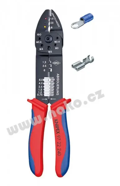 Krimpovací kleště lakováno na černo 240 mm - 9722240