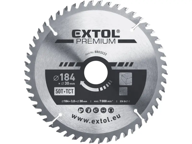 EXTOL PREMIUM 8803222 kotouč pilový 184x30mm 50Z SK