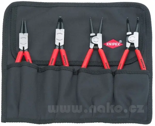 KNIPEX 001956 sada 4ks kleští na pojistné kroužky 19-60mm