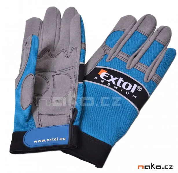 EXTOL PREMIUM rukavice pracovní polstrované XL/11" 8856603