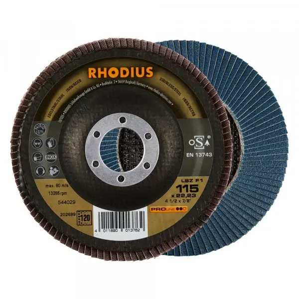 RHODIUS lamelový brusný kotouč LSZ F1 150x22,23mm P60