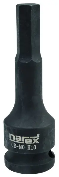 NAREX hlavice zástrčná 19mm 3/4" 6ti hranná 100mm CrMo, 2606L119H