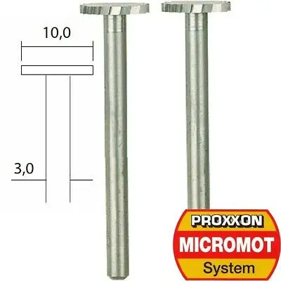 PROXXON 28727 stopkové frézy 2ks Wolfram-Vanadium