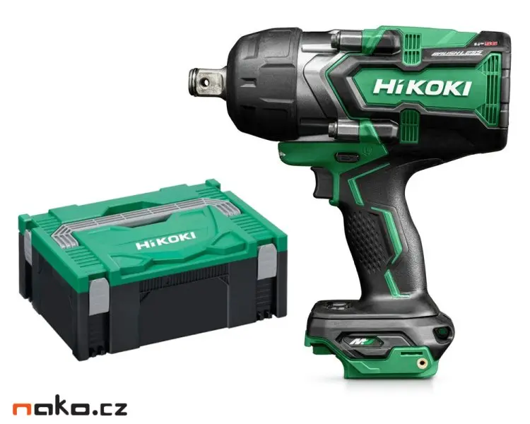 HiKOKI WR36DA W2Z bezuhlíkový aku rázový utahovák 3/4"2400Nm 36V MULTI VOLT Hitbox,bez aku