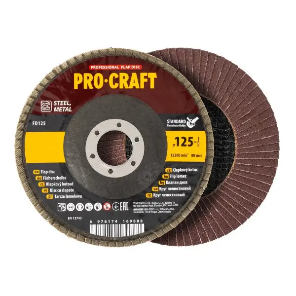 PROCRAFT FD125P40T29 lamelový kotouč 125x22,23mm/P40