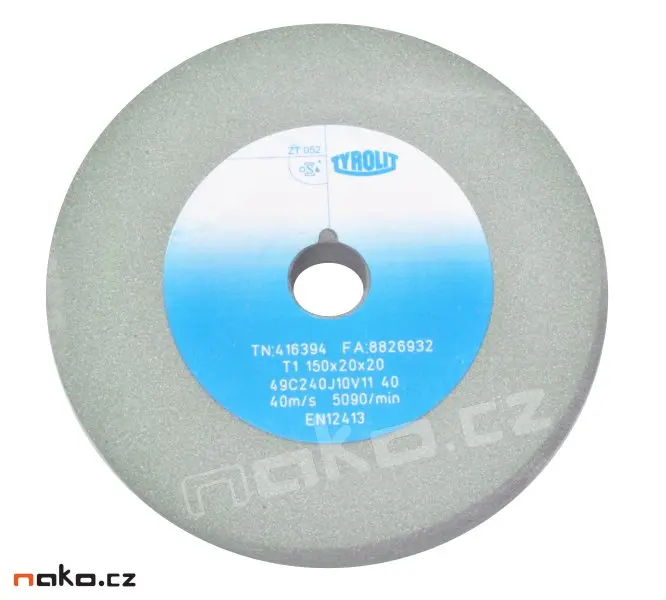 TYROLIT kotouč brusný 150x20x20mm 49C240J10V40