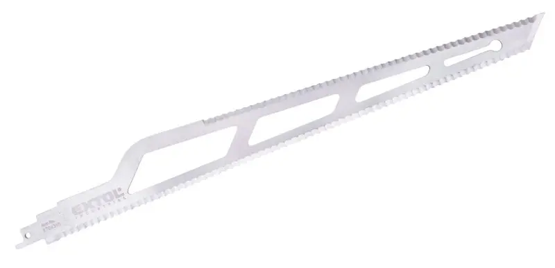 EXTOL INDUSTRIAL 8706310 plátek do ocasky na izolace oboustranný 400x45x1,5mm nerez