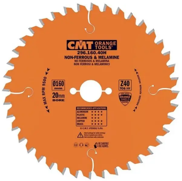 CMT Orange Tools CMT Orange Pilový kotouč na lamino, plast a neželezné kovy - D165x2,2 d20 Z56 HW C29616556H