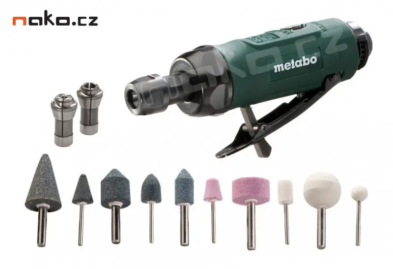 Metabo - Pneumatická přímá bruska, s příslušenstvím 604116500
