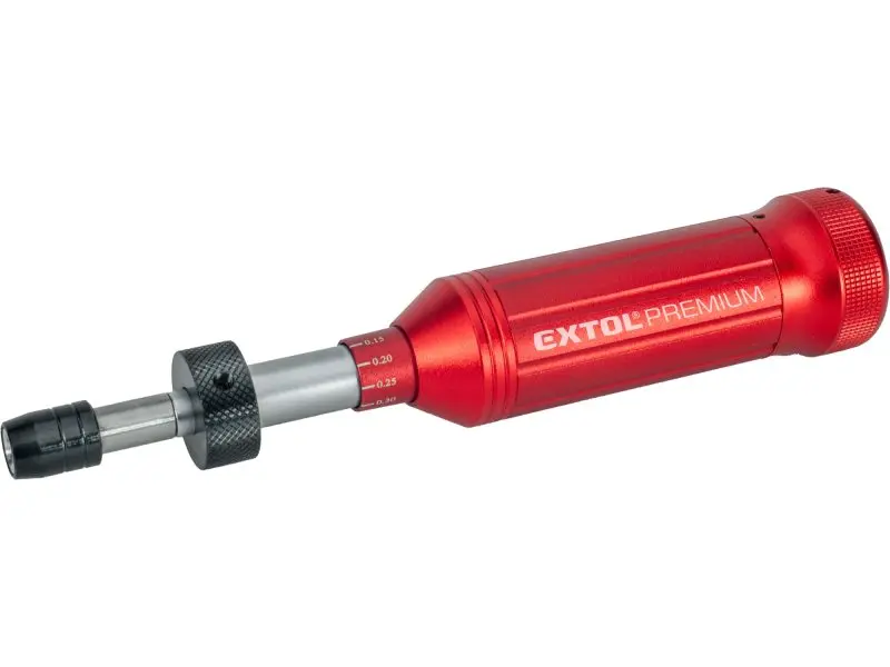 EXTOL PREMIUM 8825301 šroubovák momentový 1-6 Nm na bity 1/4"
