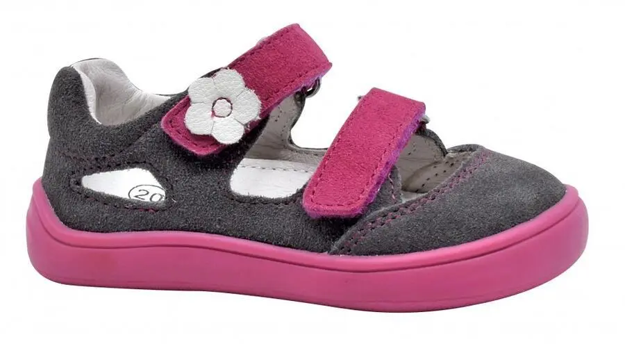 Dívčí barefoot sandálky TERY FUXIA, Protetika fialová 30 dívky