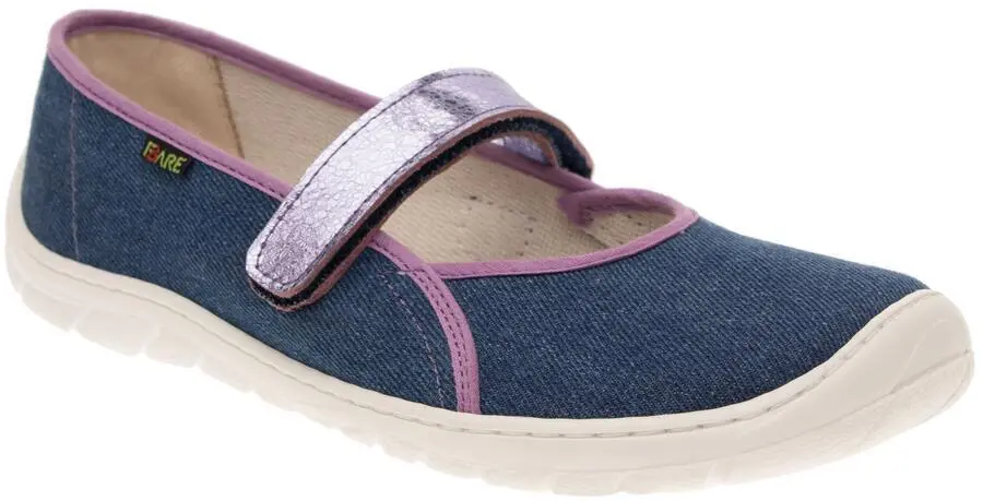Dívčí barefoot přezůvky 5303401, FARE modrá 35 dívky