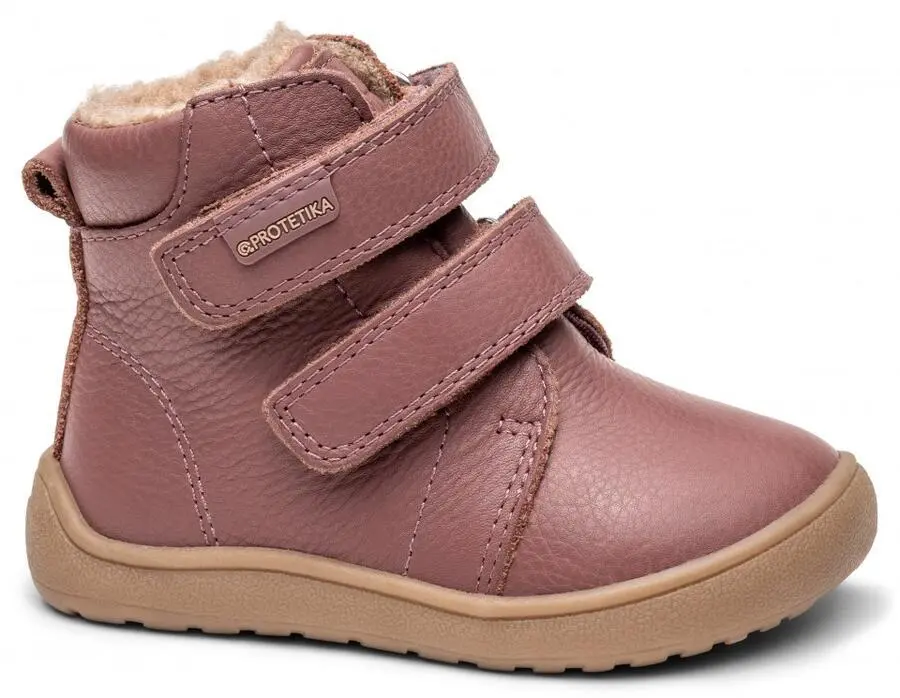 Dívčí zimní barefoot obuv BEKA Old pink, Protetika růžová