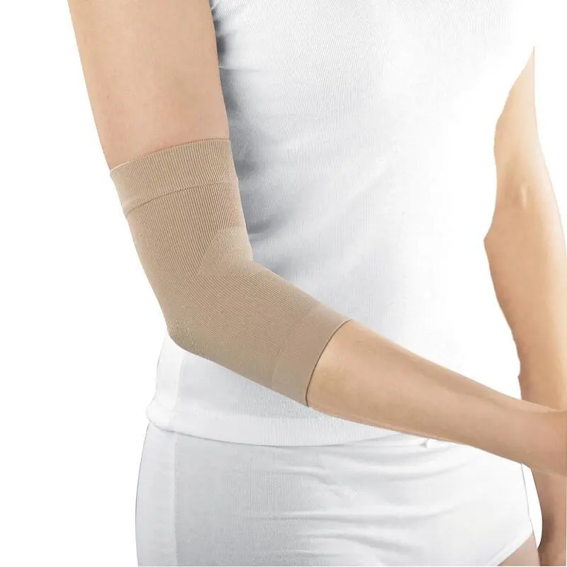 Elastická loketní bandáž, MEDI Elbow support, barva tělová