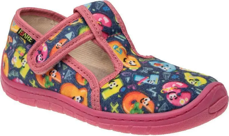 Dívčí barefoot papuče 5202451, Fare růžová 32 dívky