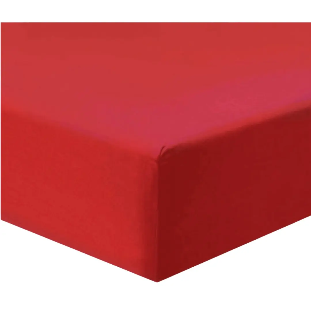 Prostěradlo jersey červená TiaHome - 60x120cm