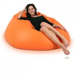 Sedací vak koule oranžová TiaHome