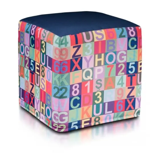 Sedací vak MODERN Cube Amore- plyš 50L TiaHome
