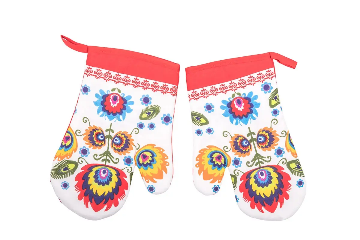 Chňapka folklór červená 2ks TiaHome