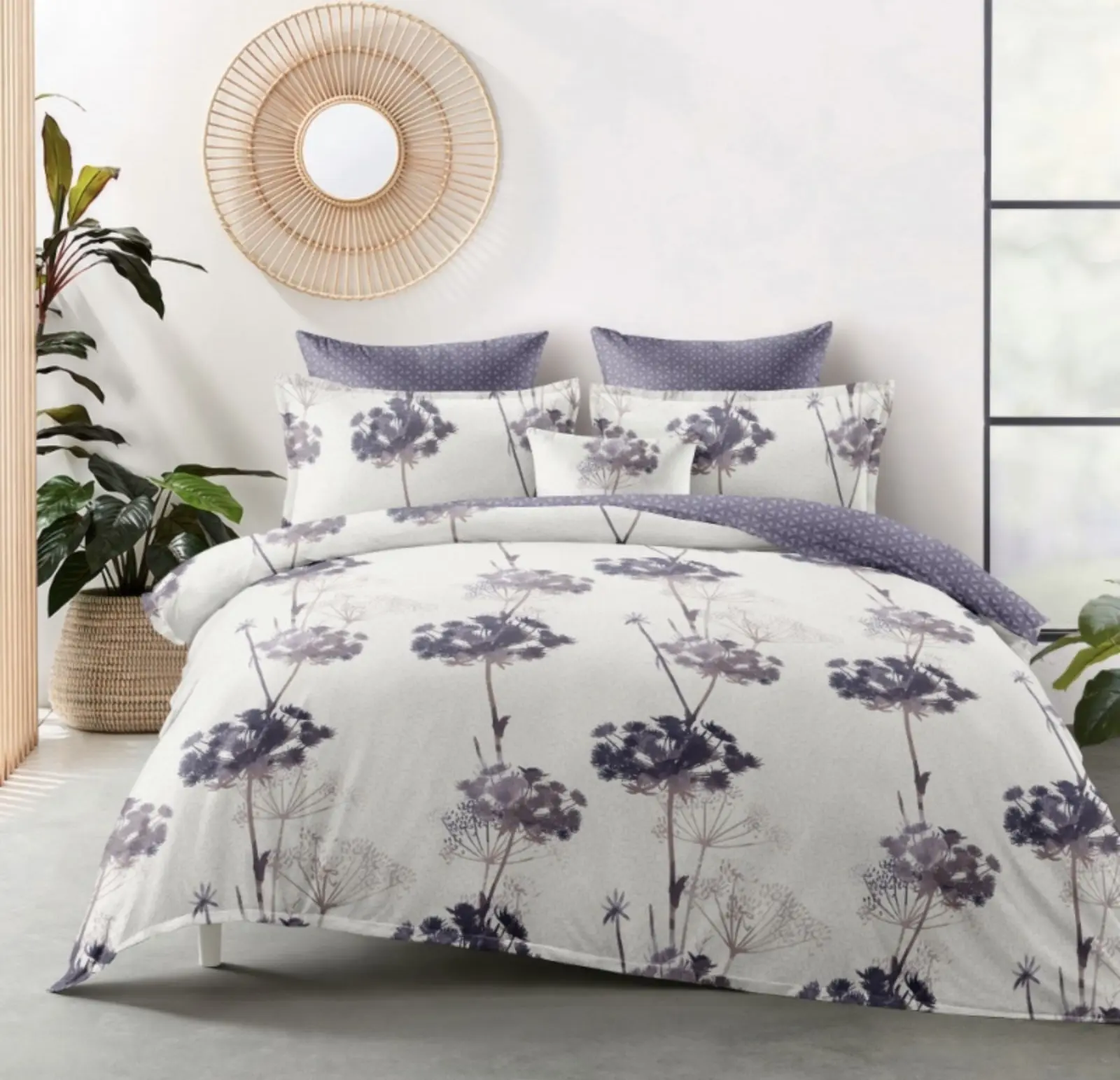 3 dílné Flanelové Povlečení polycotton Darina 200x140cm + 90x70 cm TiaHome
