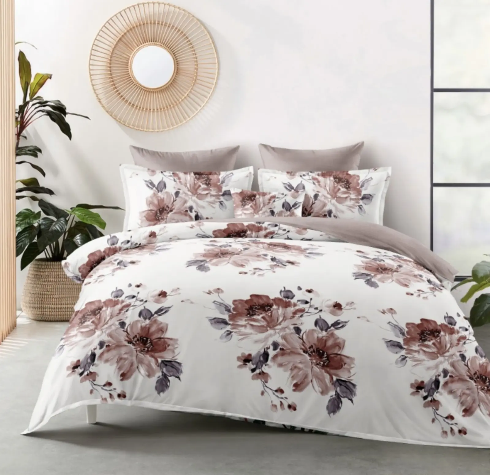 3 dílné Flanelové Povlečení polycotton Gracia 200x140cm + 90x70 cm TiaHome
