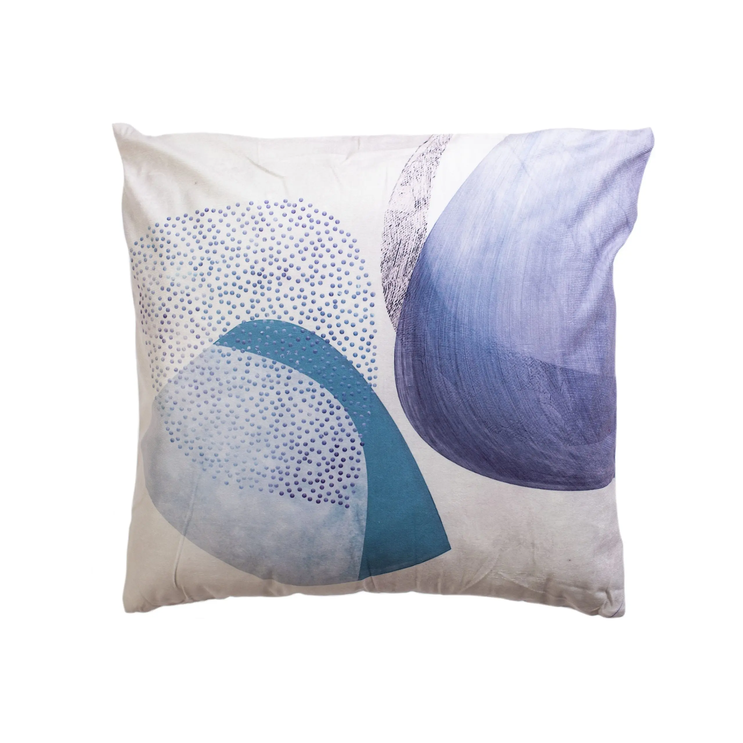 Dekorační povlak 45x45cm Jewell Bílá modrá TiaHome