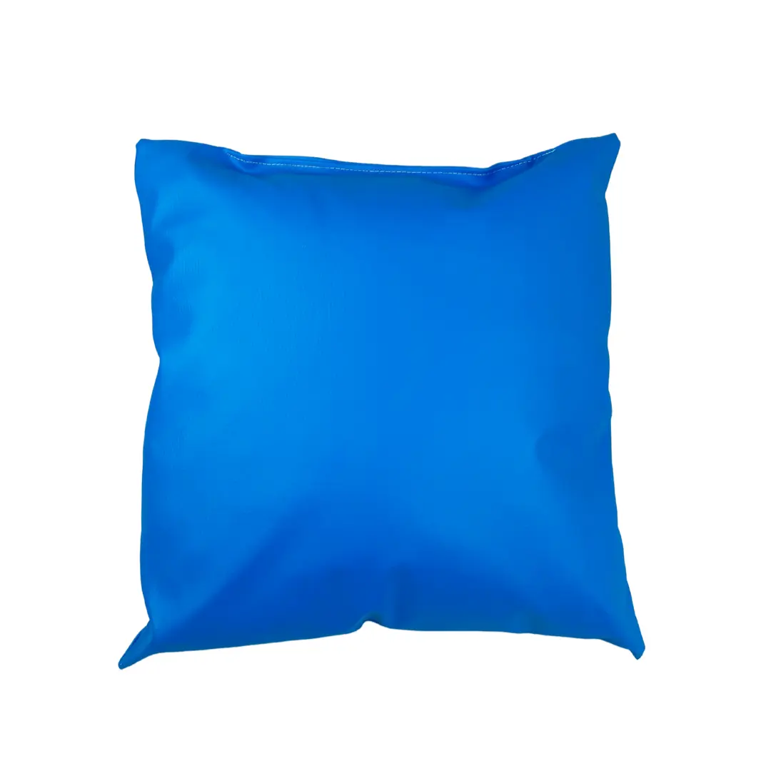 Polštář modrý 40x40cm ekokůže TiaHome