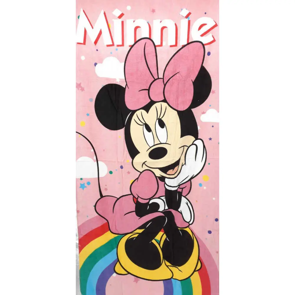 Dětská osuška MINNIE MOUSE růžová 70X140cm Setino