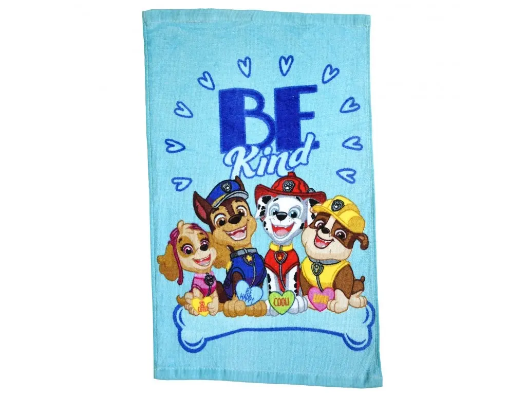 Dětský ručník PAW PATROL světle modrý 30x50cm Setino