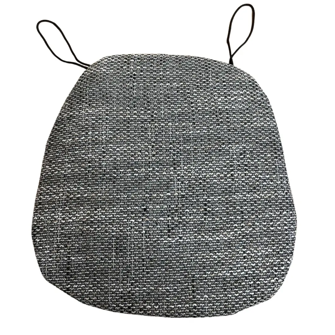 Podsedák na židli tenký šedý 40x40cm TiaHome