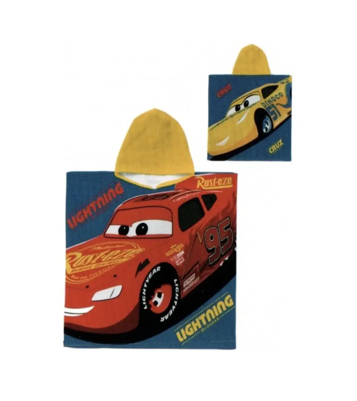 Dětské pončo Cars 60x120cm Setino
