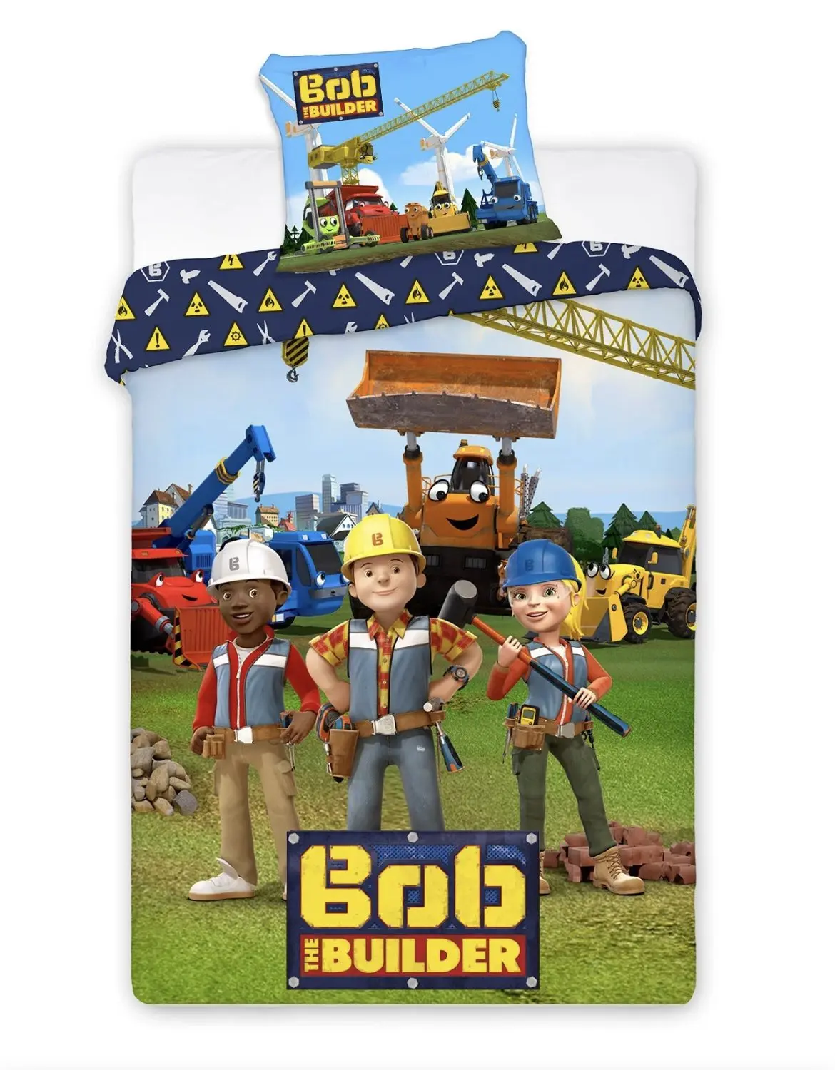 Povleceni Disney Bob Builder 140x200cm+90x70 cm Faro