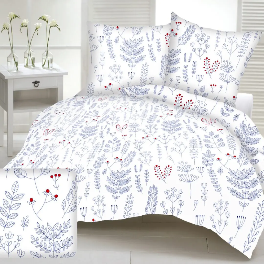 Povlečení flanelové Rimini 200x140cm+90x70cm TiaHome