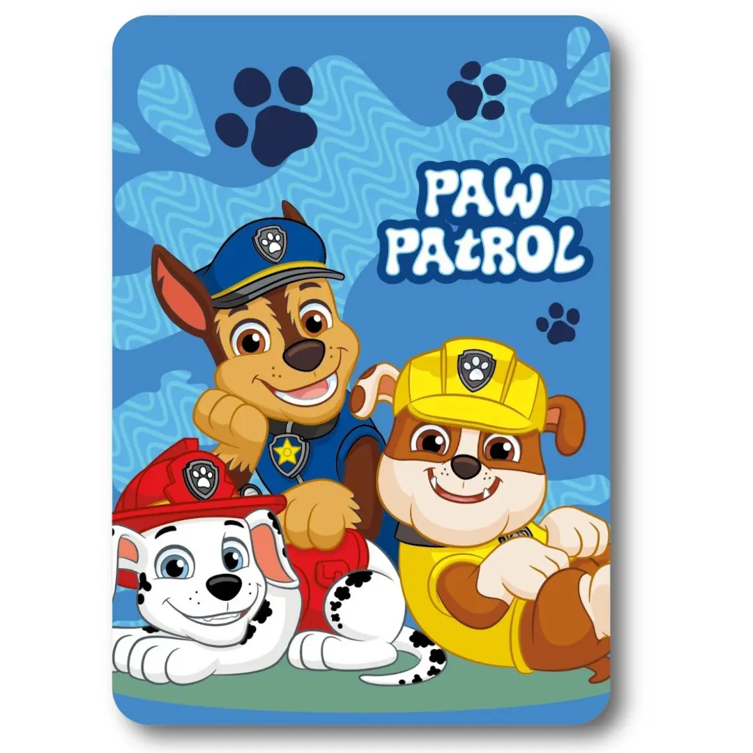 Deka dětská Paw Patrol  modrá flecee  140x100cm Faro