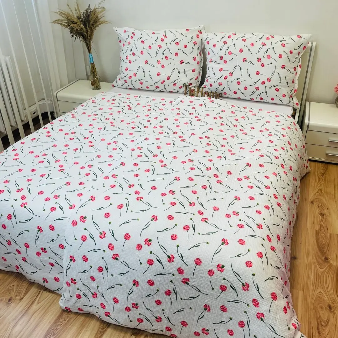 Mušelínové povlečení Valencia 200x140cm+90x70cm TiaHome