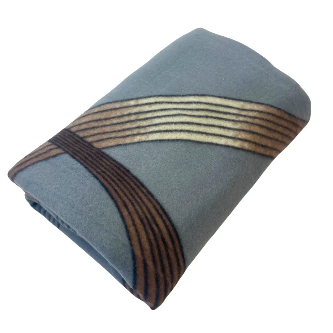 Deka Fleece Gold Ribbon 150x200cm TiaHome