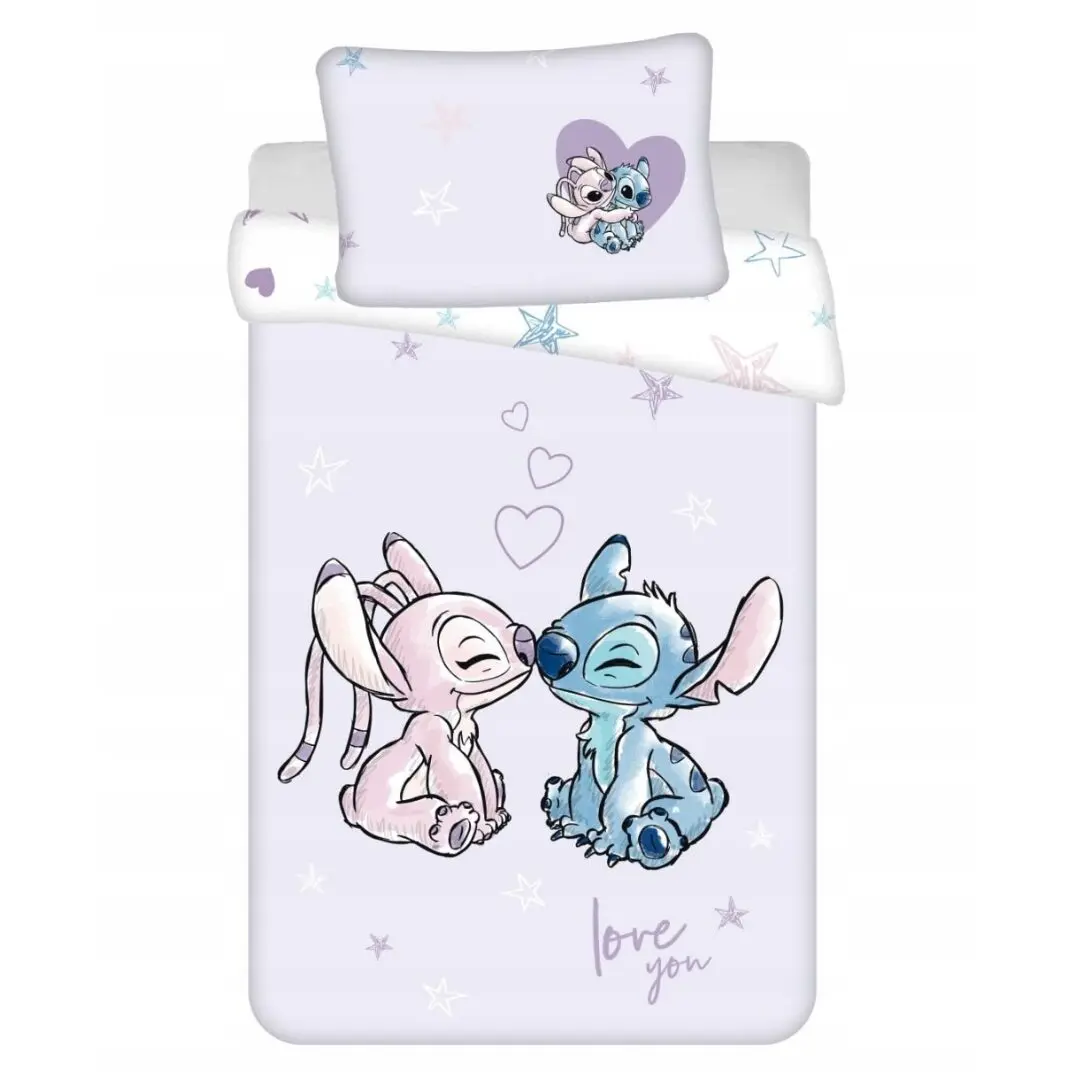 Povleceni Disney Lilo and Stitch do postýlky 135x100cm+40x60cm Setino