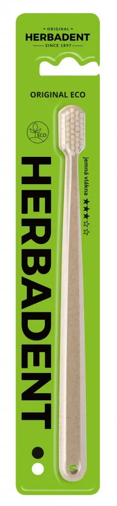 Herbadent ORIGINAL ECO zubní kartáček s jemnými vlákny 3*