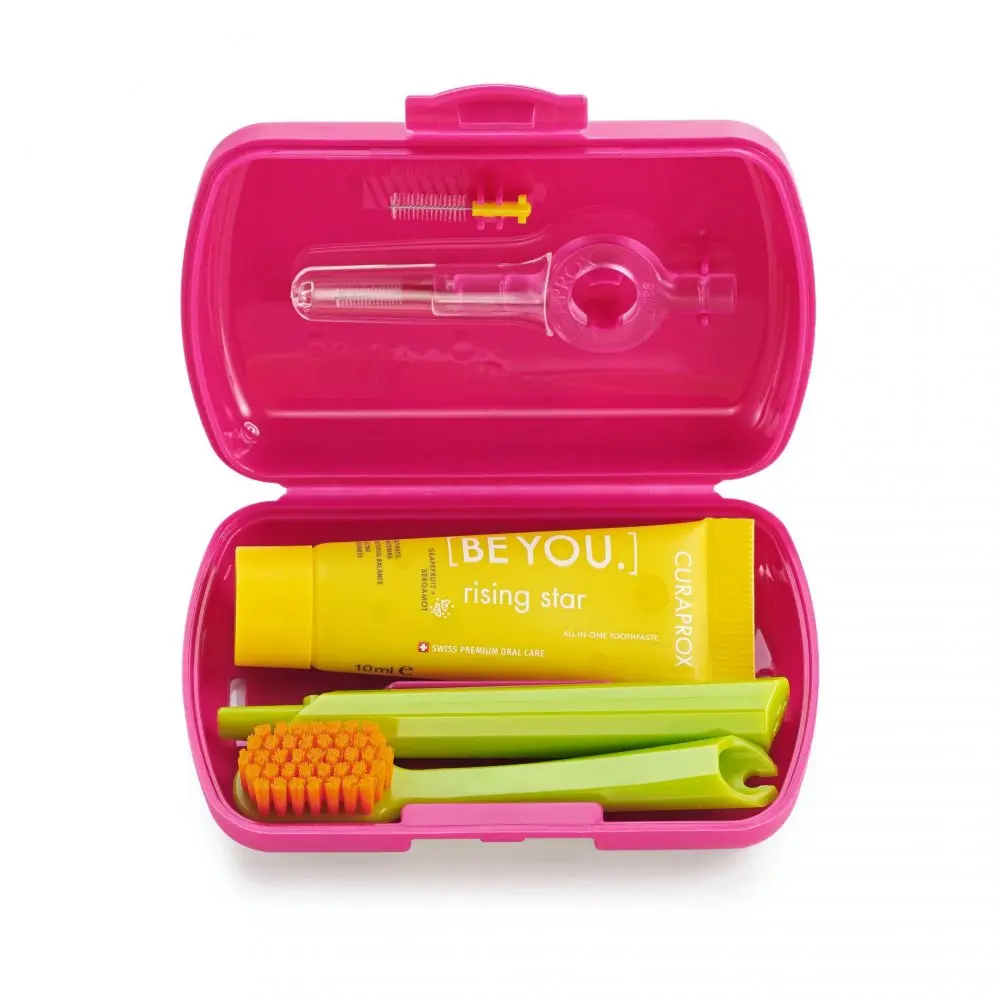 Curaprox Travel set červený