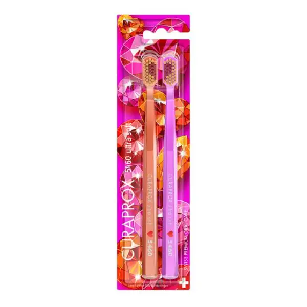 Curaprox Ultra Soft 5460 DUO LOVE edition, 2 ks