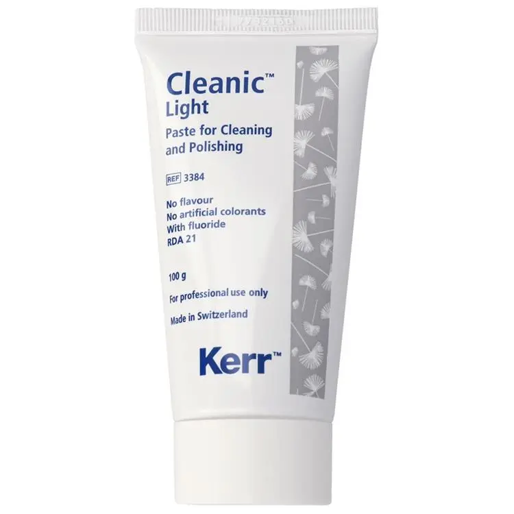 KERR Cleanic Light leštící pasta s fluoridy (bez příchuti), 100g