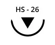 Sterilní chirurgické jehly HS-26, 48 ks