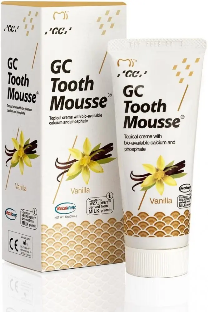 GC Mousse dentální krém s vápníkem Vanilka, 40g